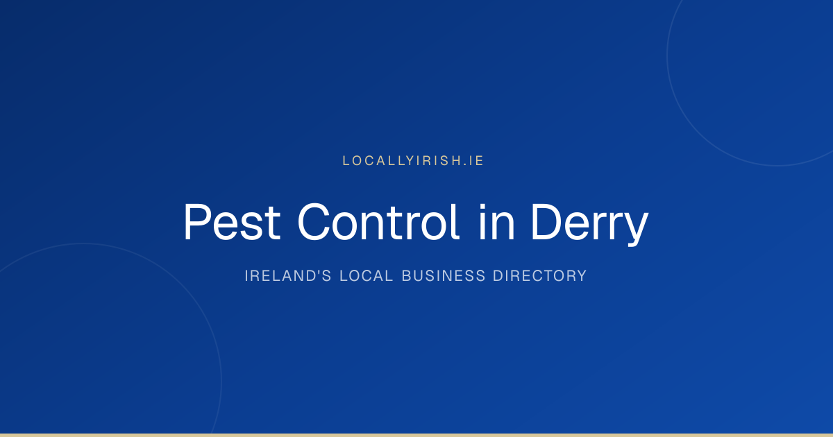 Pest Control in Derry (2026) — 10 Businesses