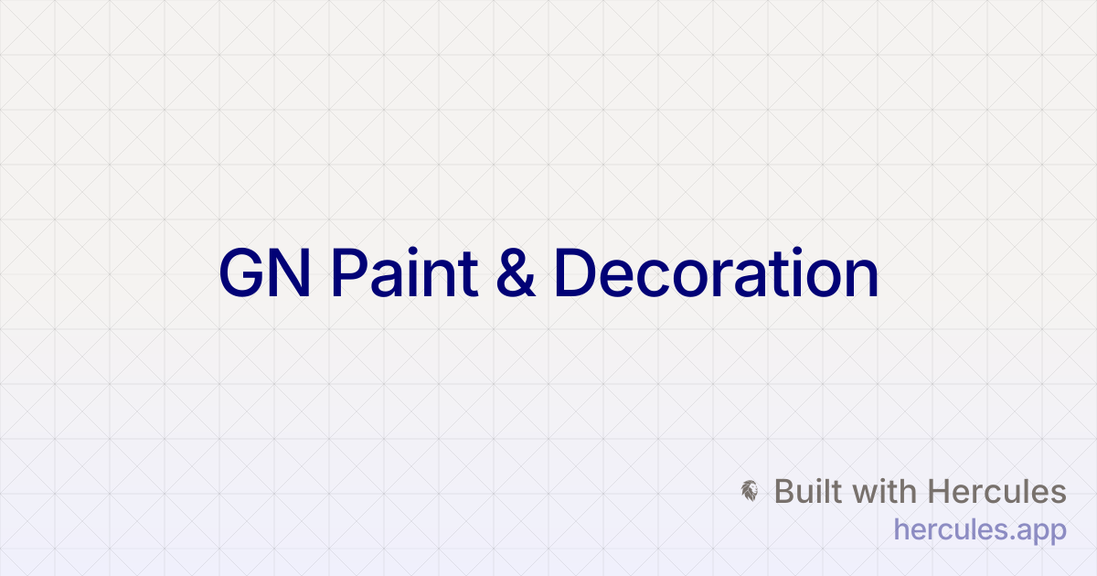 GN Paint and Decoration