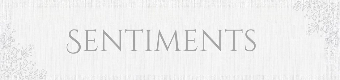 Sentiments Wedding Stationery