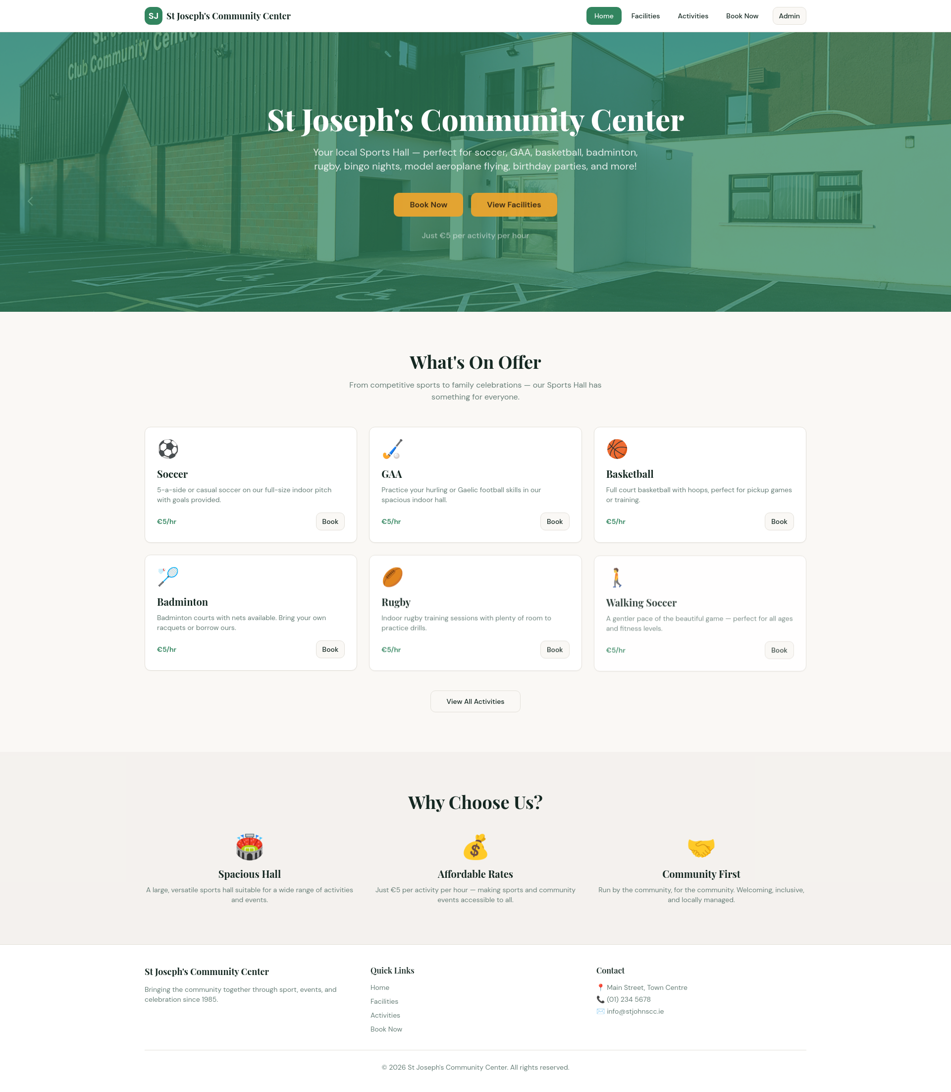 St. Joseph’s Community Centre