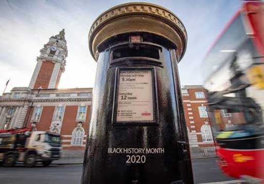 Black History Month Post Box