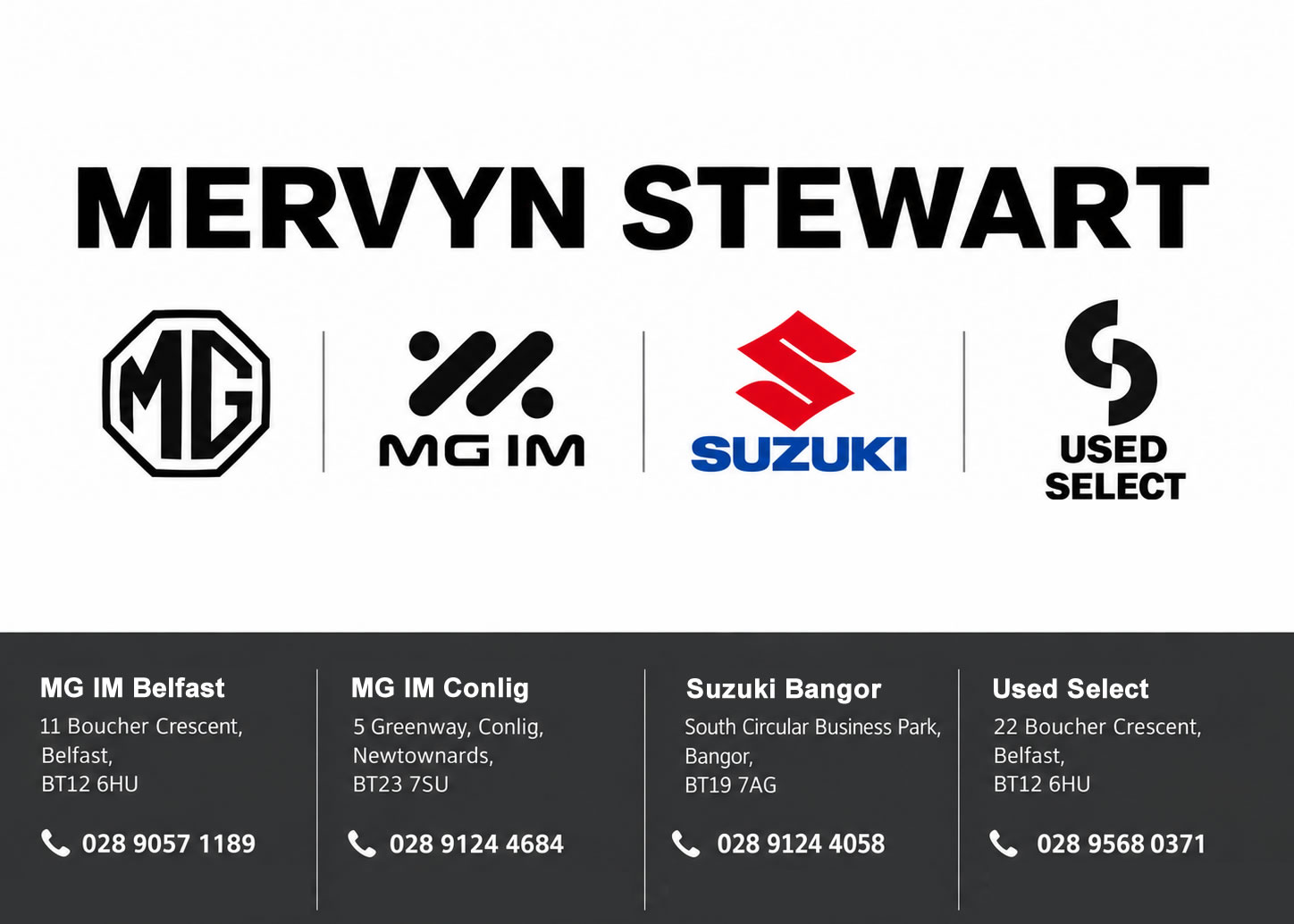 Mervyn Stewart Used Select