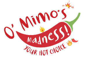 O'Mimo's Hot Sauces and Jam logo