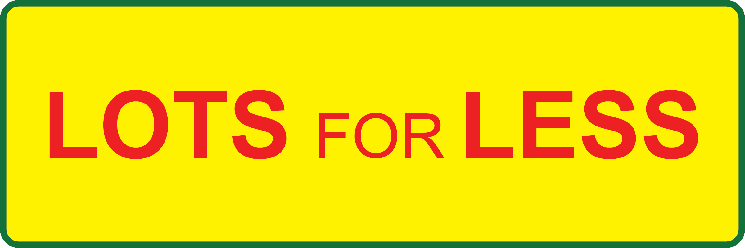 Lots for Less logo