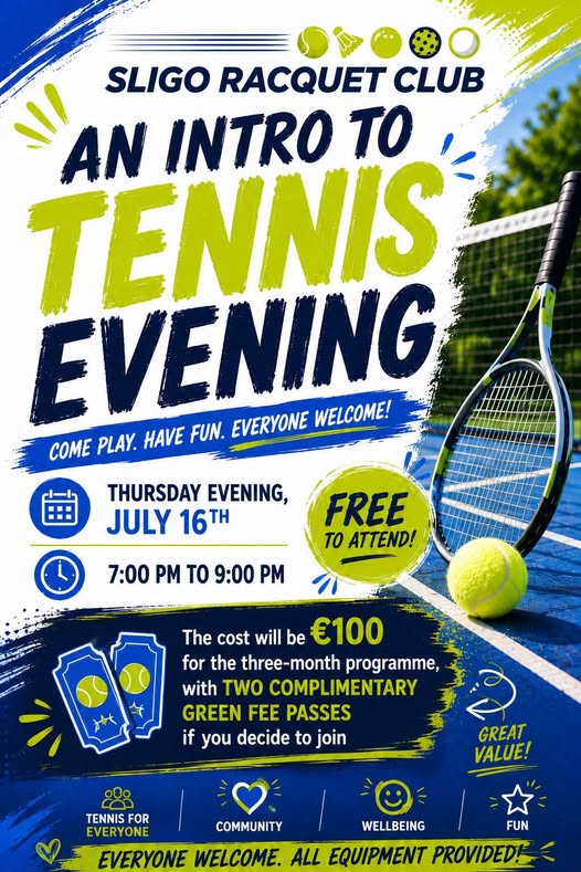 Give Tennis a Go – Free Intro to Tennis Evening