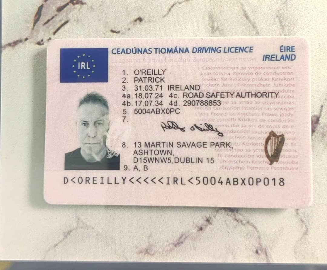 GET YOUR IRELAND DRIVING LICENSE