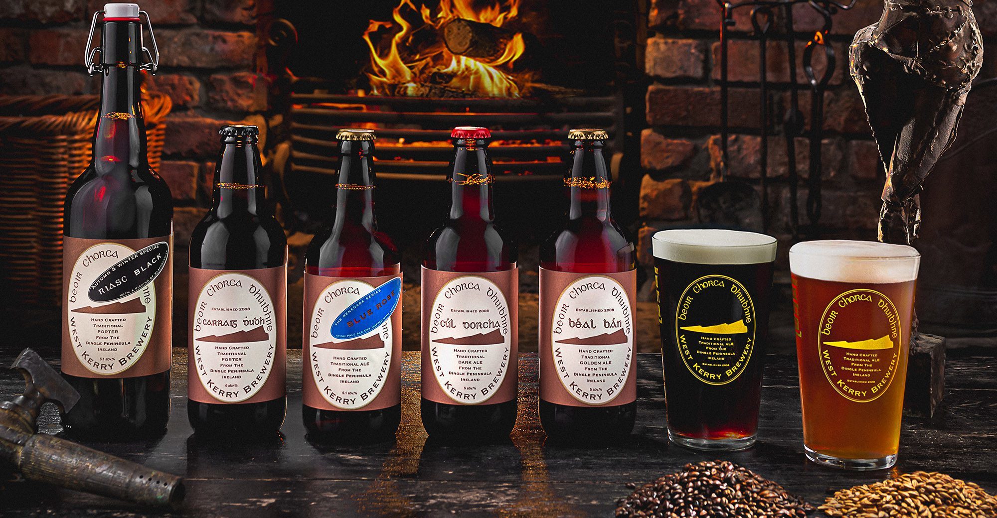 Tig Bhric & West Kerry Brewery. Micro Brewery & Cask Ale, Pub & Stylish Guest Rooms. logo