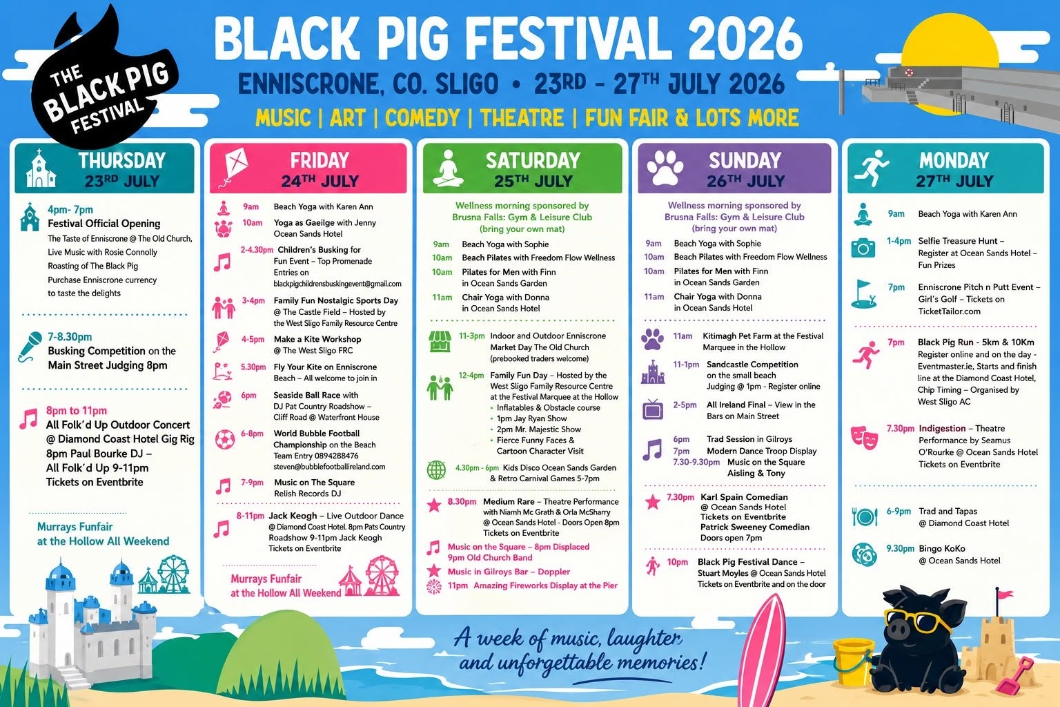 Black Pig Festival 2026 poster