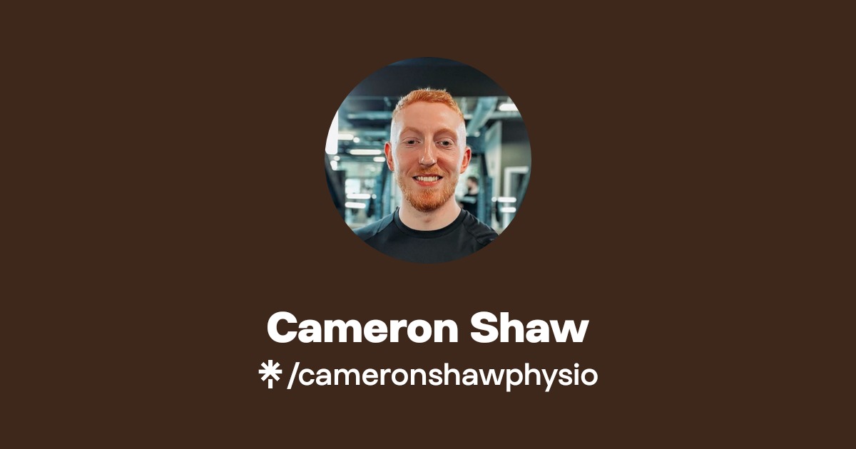 Cameron Shaw Physio
