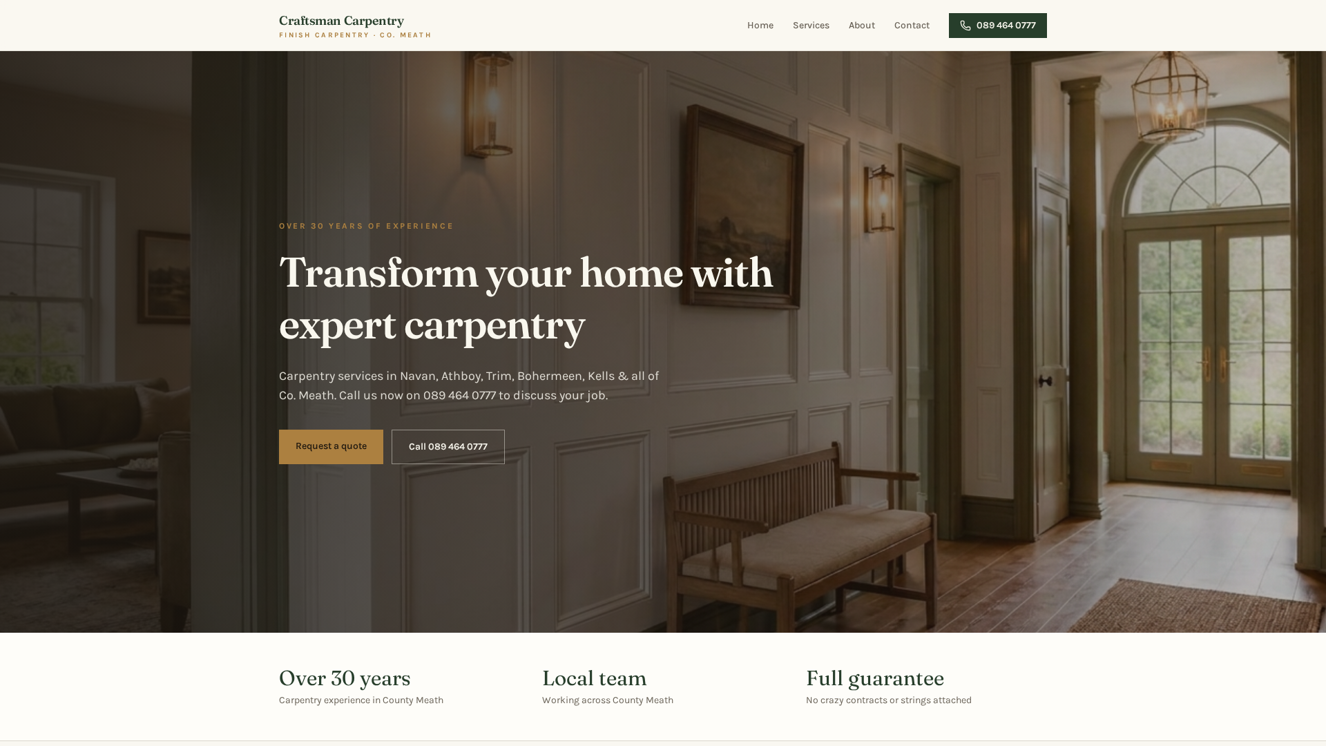 Craftsman Carpentry logo