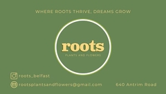 Roots plants and flowers