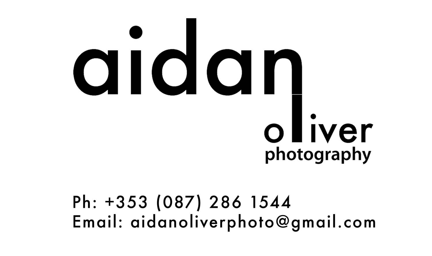 aidanoliver photography logo