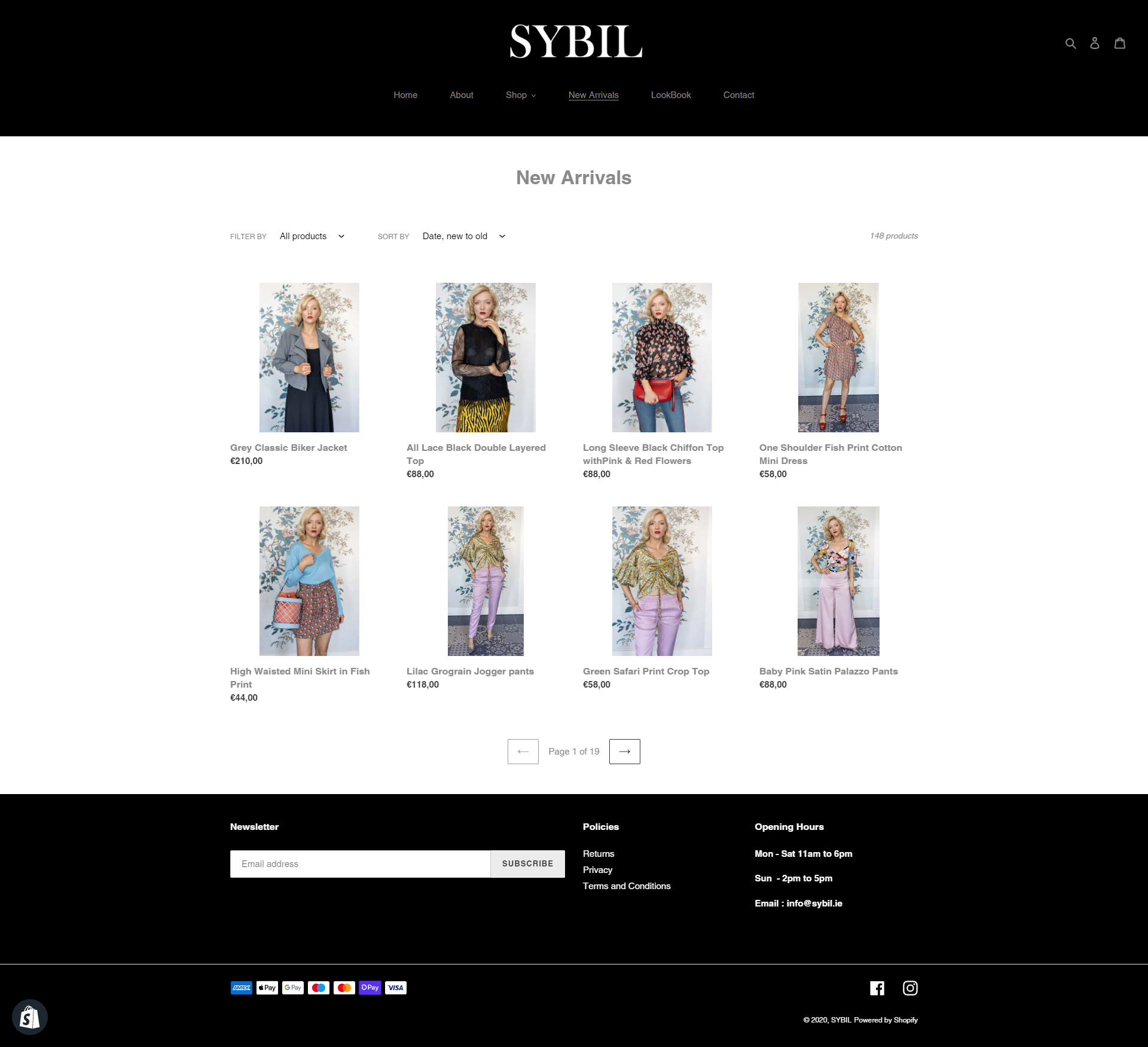 SYBIL boutique logo