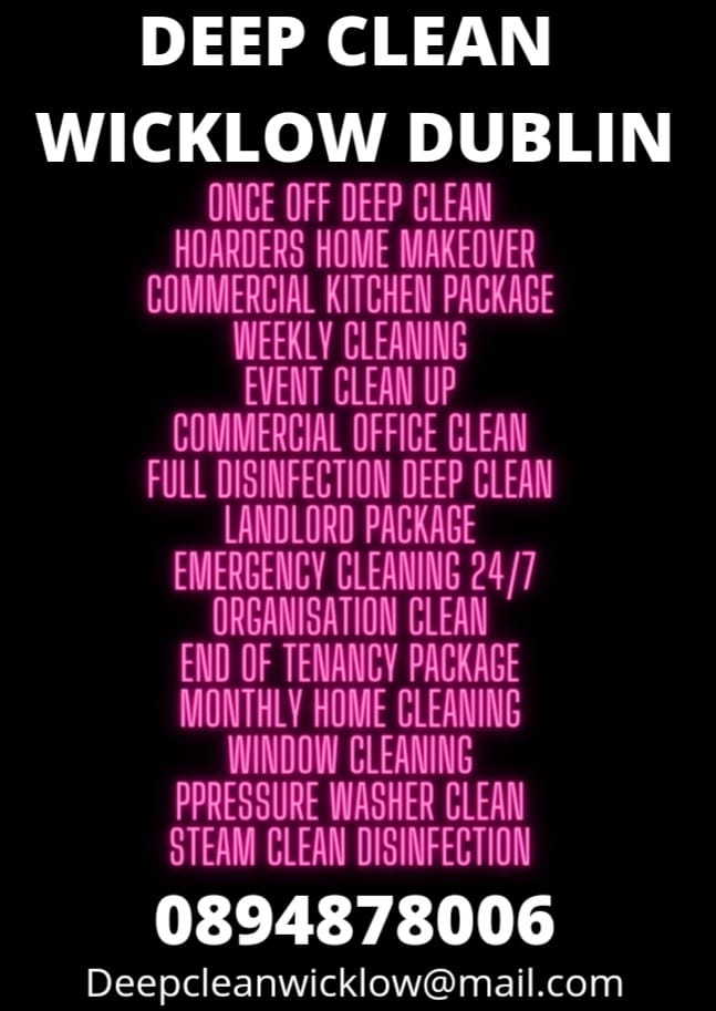 Deep Clean Wicklow Dublin cover